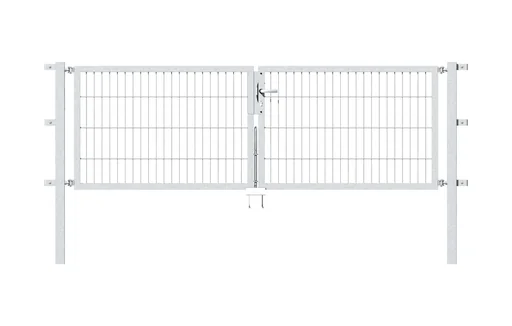 "Doppeltor Flexo mit Zubehör, feuerverzinkt, Breite 250 cm, Höhe 120 cm, PF: 80x80cm image"