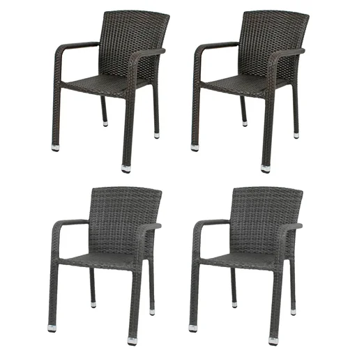 "2 x Stapelstuhl "Getafe" coffee image"