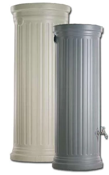 Säulentank / Regentonne "CLASSIC line", Sandbeige, 500 Liter.