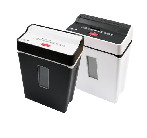 "Aktenvernichter mit Partikelschnitt, Sicherheitsstufe P4, weiß image"