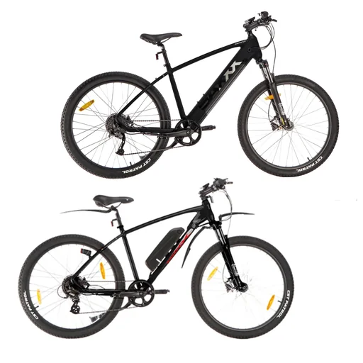 "Unisex Mountain E-Bike, 27,5 Zoll, Rahmenhöhe 47 cm, 7-Gang Kettenschaltung, rot, Berchtesgaden image"