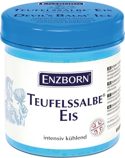 "ENZBORN Teufelssalbe Eis – kühlendes Pflege-Gel mit Teufelskralle & Menthol, 200 ml Dose image"