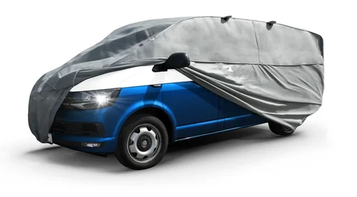 "Bus Hagelschutzplane Hybrid UV Protect, Transporter-Hagelschutzgarage Größe M image"