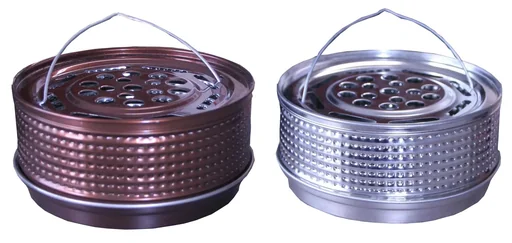 "Insektenspiralhalter aus Metall, silberfarben, inklusive 10 Insektenspiralen image"