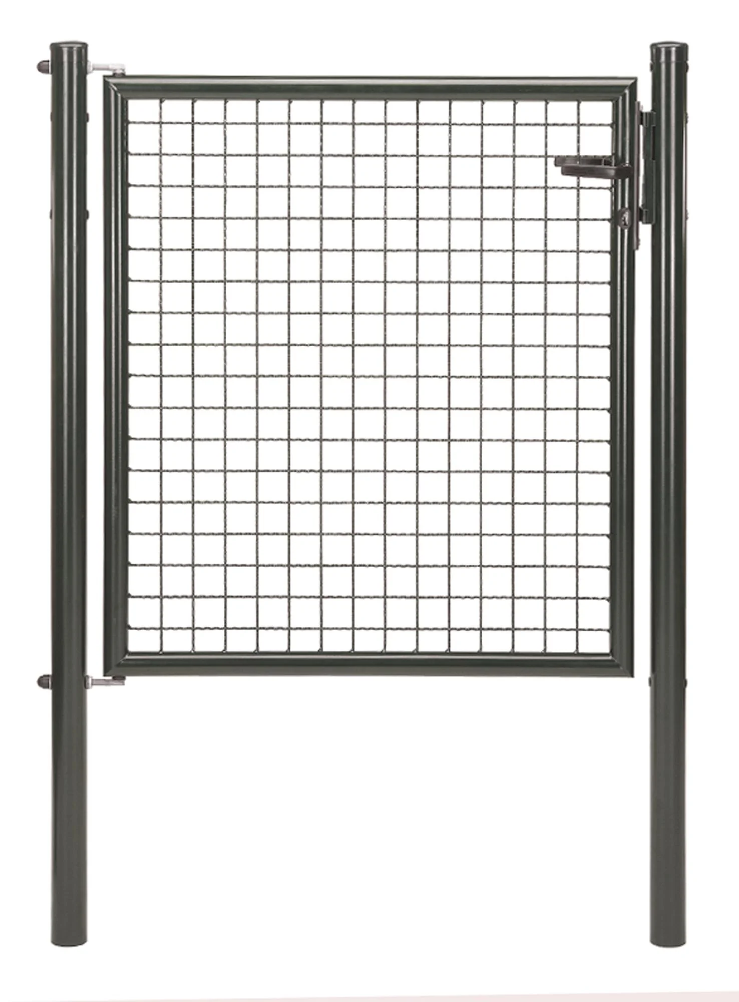Wellengitter-Einzeltor , anthrazit-metallic, Breite 125 cm, Höhe 150 cm