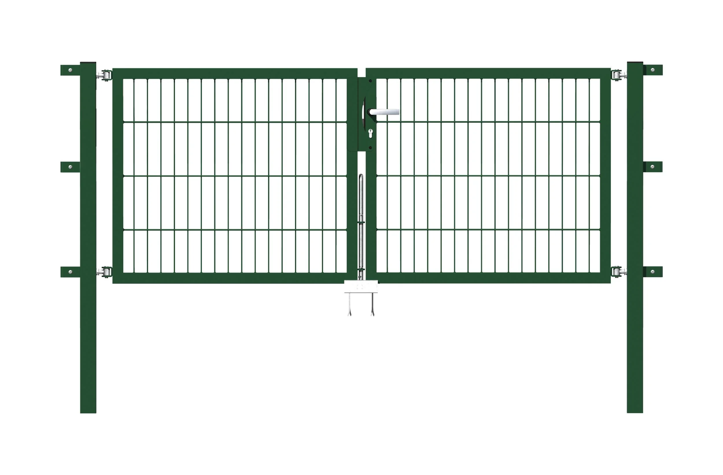 Doppeltor Flexo mit Zubehör, grün, Breite 200 cm, Höhe 140 cm, PF: 60x60 cm