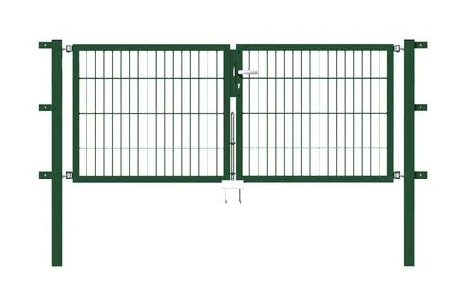 "Doppeltor Flexo mit Zubehör, grün, Breite 200 cm, Höhe 140 cm, PF: 60x60 cm image"