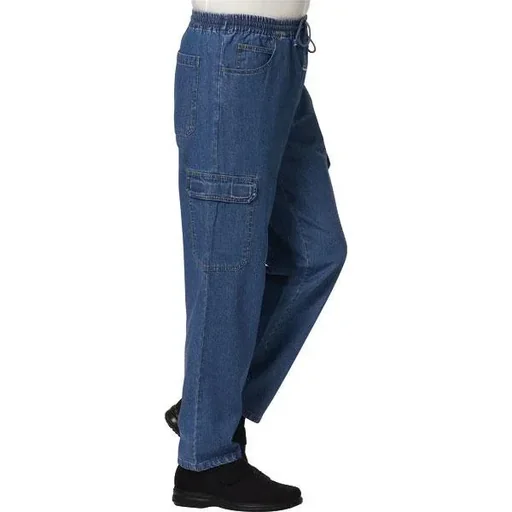 "Schlupfhose im Cargo Stil , Jeans Stone Washed, Gr.50 image"