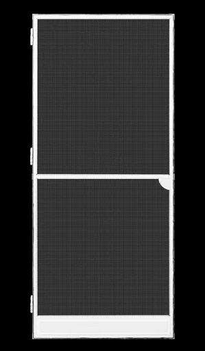 "Fliegengittertür Premium, 100 x 215 cm, Farbe weiß image"