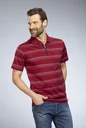 Poloshirt gestreift, Farbe rot, Gr.2XL