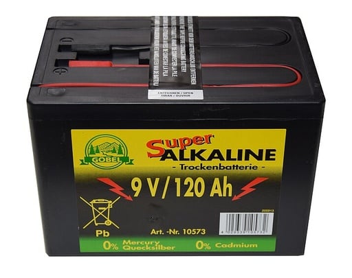 "Weidezaunbatterie Premium 120, 9 Volt - Alkaline image"