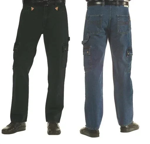 "Workerjeans mit Zunftecken, Farbe blau, Gr.53 image"