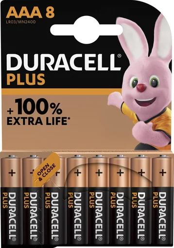 "Plus Alkaline Batterien Micro (AAA)-8 Stück image"