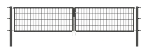 "Doppeltor Flexo mit Zubehör, anthrazit, Breite 400 cm, Höhe 100 cm, PF: 8 x 8 cm image"