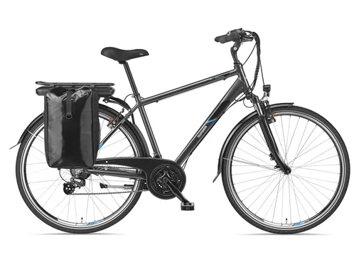 "Herren Alu Trekking E-Bike 28 Zoll, Rahmenhöhe 48 cm, 21-Gang Kettenschaltung, anthrazit, XT481 Expedition, image"