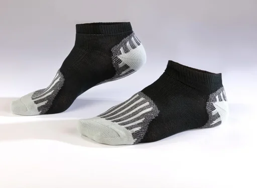 "Coolmaxsocken 2er Pack, Farbe schwarz/hellgrau, Gr.39/42 image"