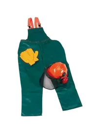 Schnittschutz Sicherheits Starter Set: Hose Gr.58, Helm, Handschuhe