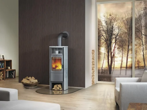 "Kaminofen Opera-B Grande(7 kW) creme, Dauerbrand, Automatik image"