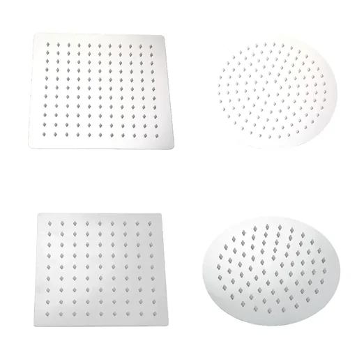 "Duschkopf Kopfbrause Ø 20 cm Regendusche aus Edelstahl mit 1 Strahlart G1/2 individuell einsetzbar image"
