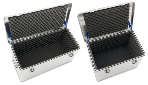 "Aluminium Box COMFORT 73 Transportkiste, 580 x 385 x 398 mm mit Schaumstoffauskleidung image"