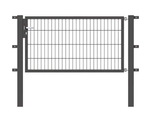 "Einzeltor Flexo mit Zubehör, anthrazit/ Breite 150 cm, Höhe 160 cm image"