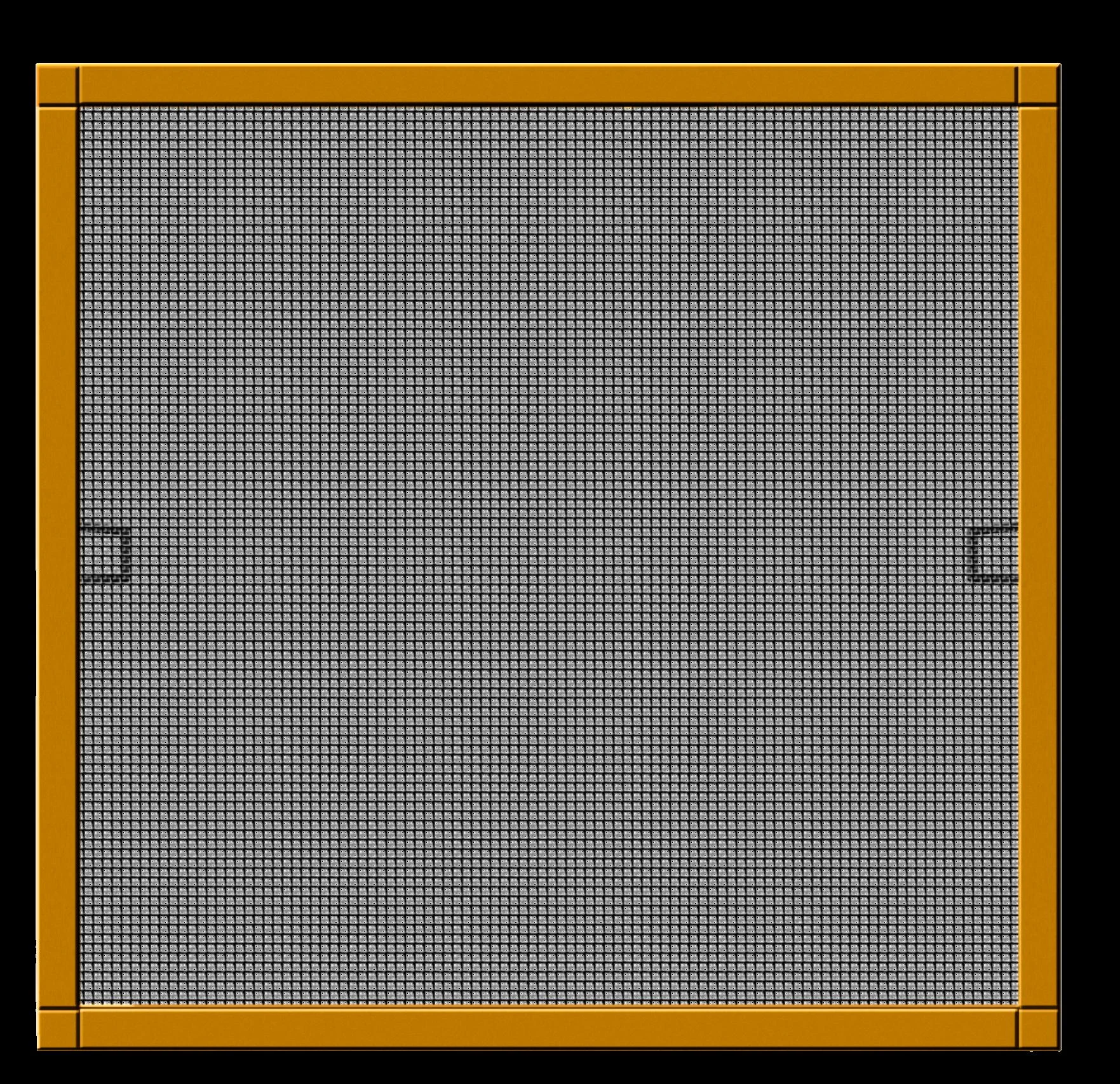 Insektenschutzfenster PLUS mit Alurahmen, Farbe braun, 130 x 150 cm