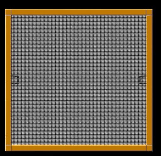 "Insektenschutzfenster PLUS mit Alurahmen, Farbe braun, 130 x 150 cm image"