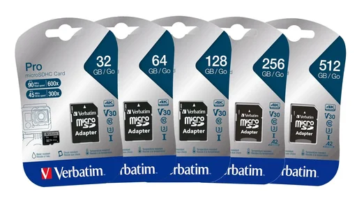"64 GB microSDXC Speicherkarte mit SD Karten-Adapter, U3, UHS-I image"