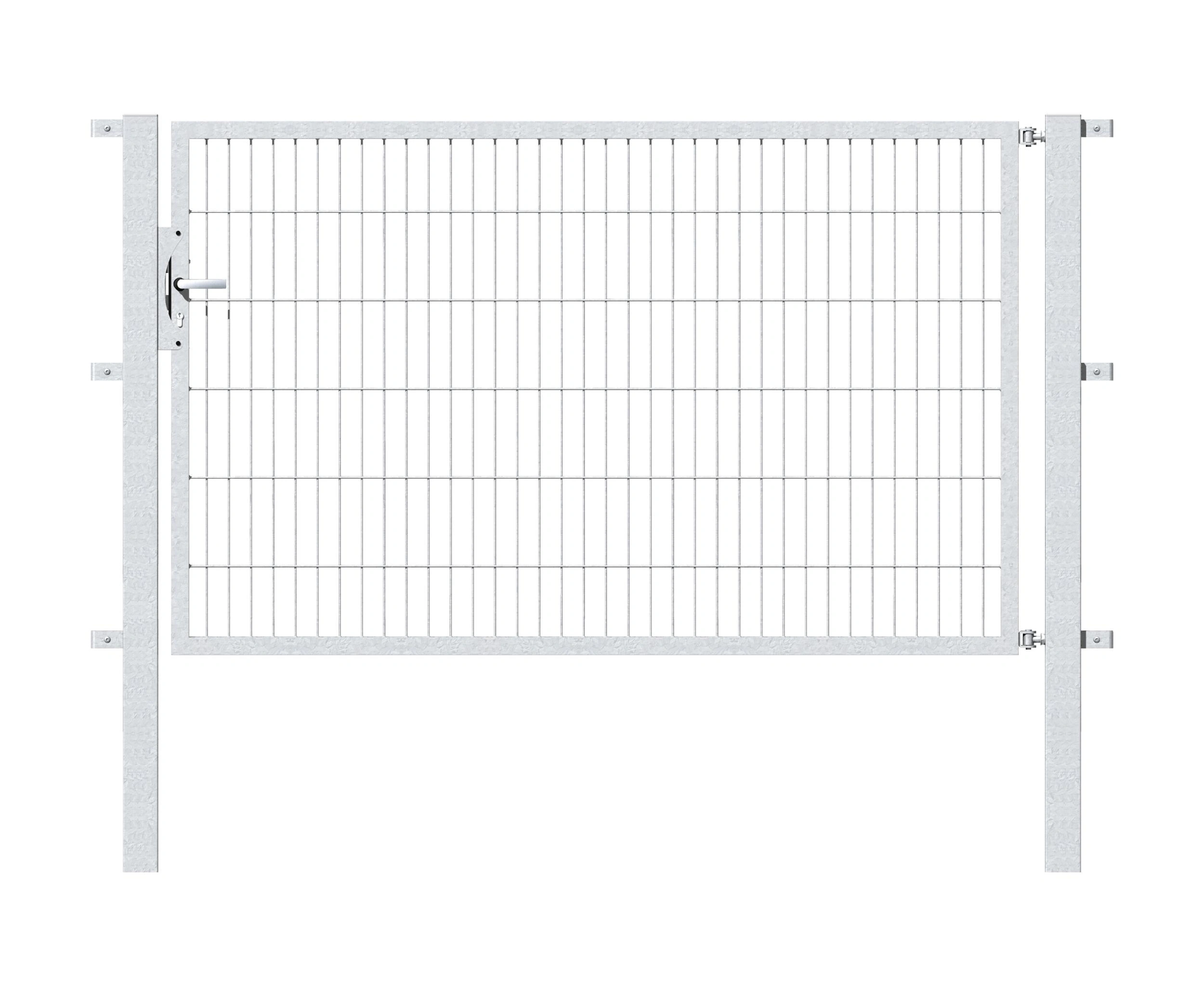 Einzeltor Flexo mit Zubehör, feuerverzinkt/ Breite 200 cm, Höhe 120 cm