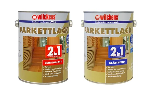 "Parkettlack 2in1 seidenmatt farblos, 2500 ml image"