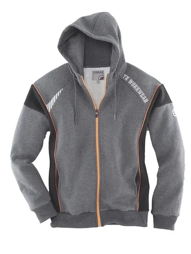 "Sweatjacke, Farbe grau/schwarz, Gr.2XL image"