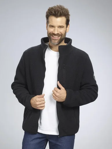 "Berber Fleecejacke, Farbe schwarz, Gr.XL image"
