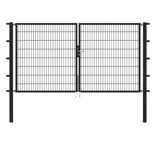 "Doppeltor Flexo mit Zubehör, anthrazit, Breite 400 cm, Höhe 80 cm, PF: 8 x 8 cm image"