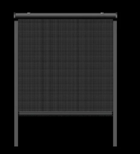 "Insektenschutzrollo für Fenster, Farbe anthrazit, 160 x 160 cm image"