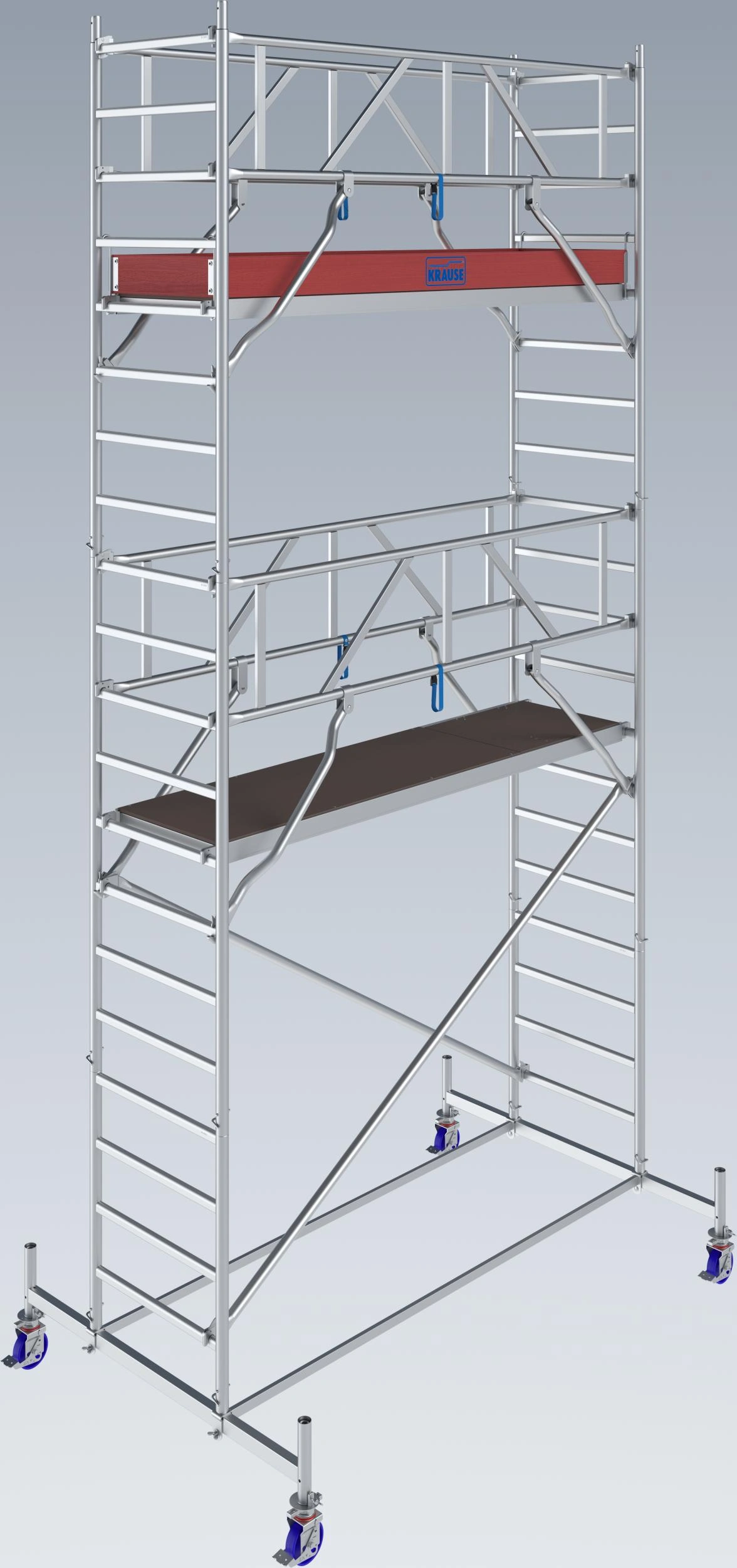 STABILO Fahrgerüst Serie 10, Feldlänge 2,50 m, Arbeitshöhe ca. 6,40 m