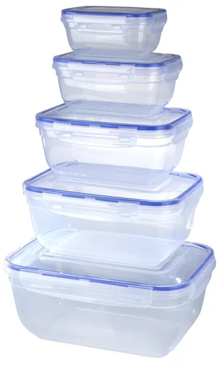"Vorratsdosenset "Click N Store", 5-teilig image"