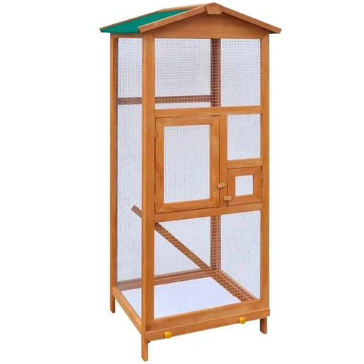 "Vogelkäfig 65x63x165 cm Holz image"