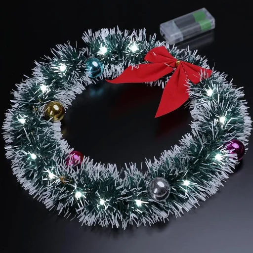 "Weihnachtskranz - LED - Rot Ø32cm image"