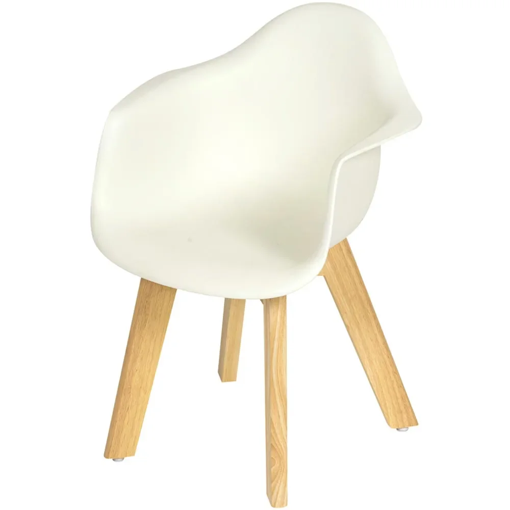 "Quax Kinder Schalenstuhl 2 er Set weiss image"