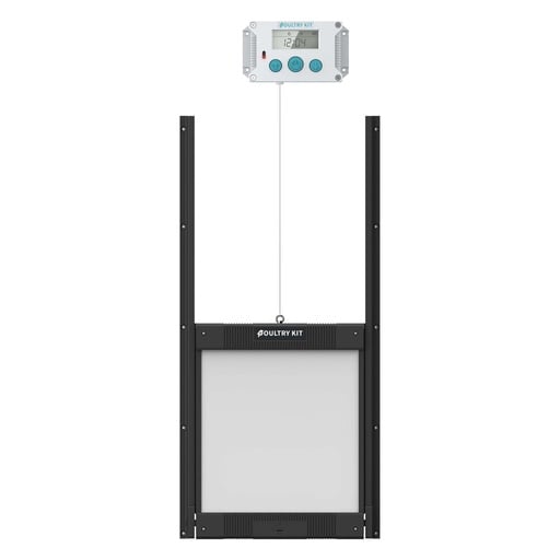 "Fritz Göbel Automatische Hühnertür 250 x 320 mm mit Selbstverriegelung image"
