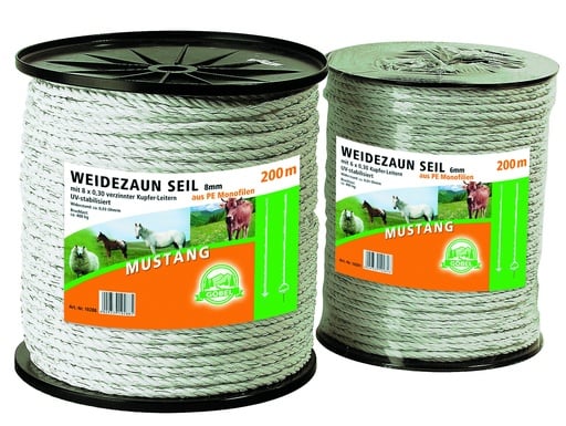 "Elektroseil Mustang aus PE Monofilen 6mm 200m image"