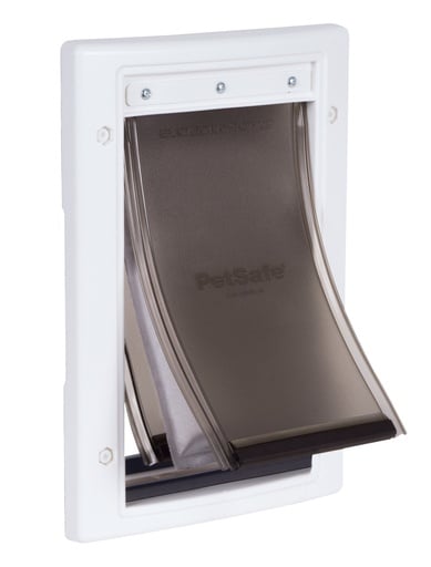 "PetSafe Haustiertür für extremes Wetter, klein, weiß image"