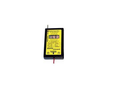 "Fritz Göbel Batterieprüfer digital für 9-V-Trockenbatterie image"