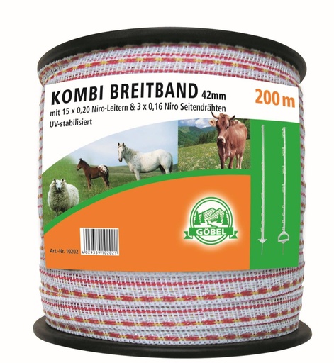 "Combi-Breitband 200m 42mm 15 x 0,20 Niro image"