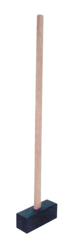 "Fritz Göbel Kunststoffhammer mit Stiel, 31 × 12 × 12 cm, 110 cm image"
