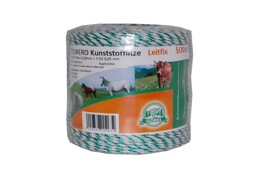 "Torero Kunststofflitze 500m weiß/grün image"