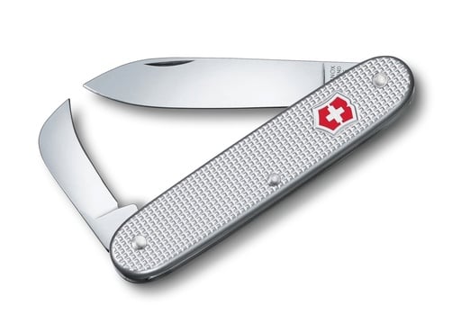 "Victorinox Klauenmesser mit 2 Klingen, 93 mm, silber, Alox image"