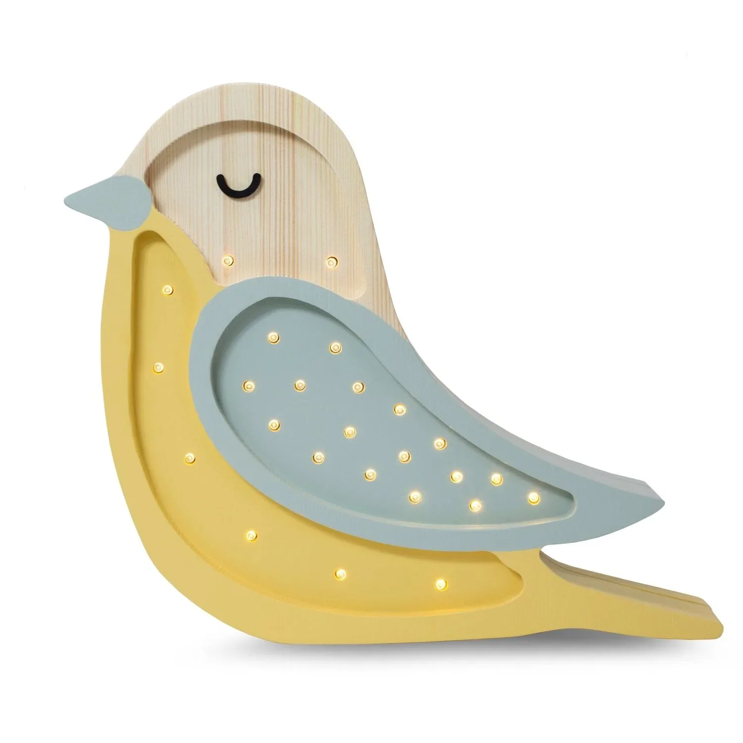 "Nachtlicht Kinder, Kinderzimmer Lampe Vogel, Holz Nachtlampe, Little Lights image"