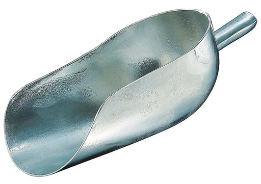 "Fritz Göbel Alu-Kornschaufel 2000 g Rundstiel image"