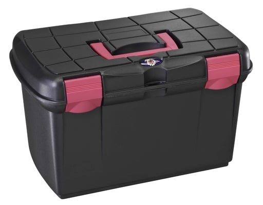 "Fritz Göbel Putzbox schwarz / fuchsia 406 x 244 x 252 mm image"